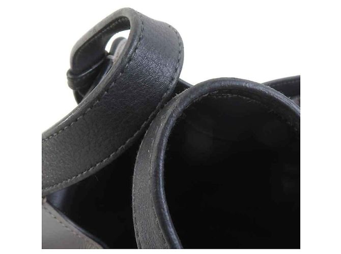Borsa a mano in pelle Loewe Hammock Small Marrone Nero - vista 14