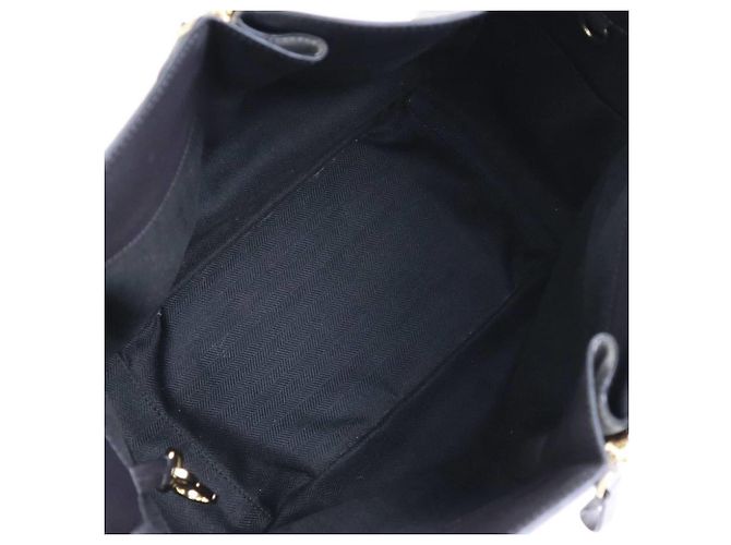Borsa a mano in pelle Loewe Hammock Small Marrone Nero - vista 5