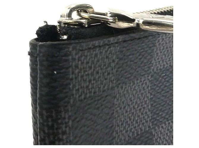 Monedero Louis Vuitton Damier Graphite Castaño Negro - vista 6