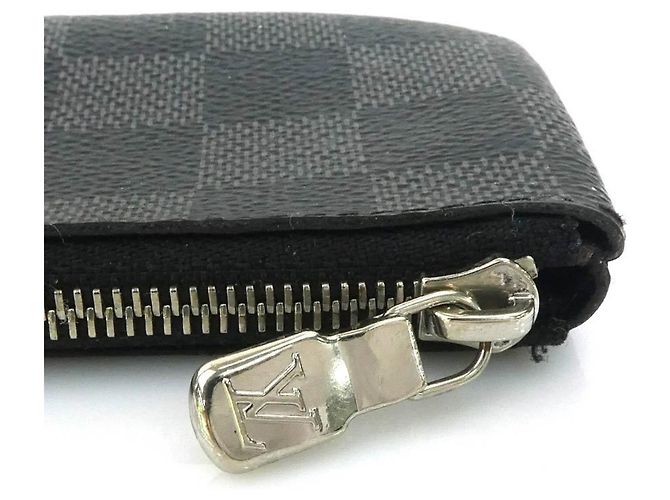 Monedero Louis Vuitton Damier Graphite Castaño Negro - vista 9
