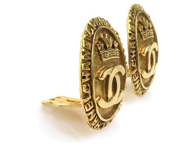 Orecchini a clip Chanel Gold D'oro - vista 2