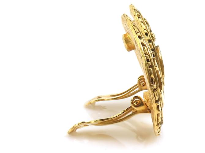 Orecchini a clip Chanel Gold D'oro - vista 3