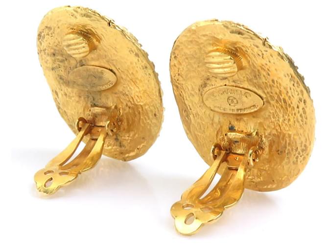 Orecchini a clip Chanel Gold D'oro - vista 4
