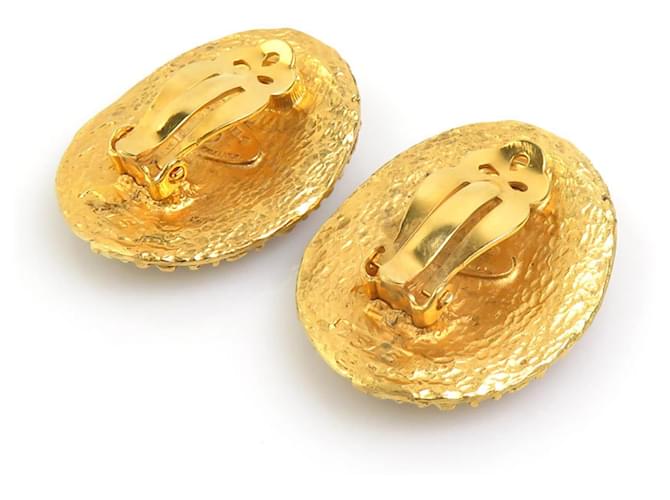 Orecchini a clip Chanel Gold D'oro - vista 5