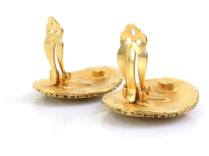 Orecchini a clip Chanel Gold D'oro - vista 7