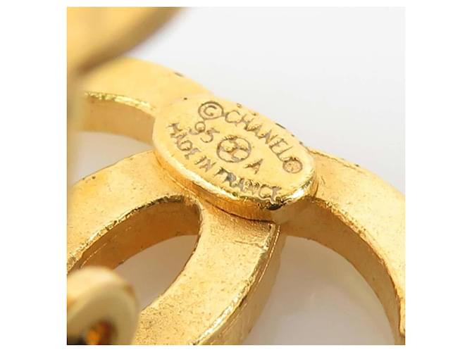 Orecchini a clip Chanel Oro e Bianco D'oro - vista 12