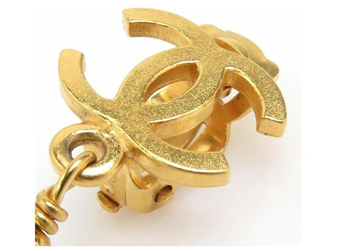 Orecchini a clip Chanel Oro e Bianco D'oro - vista 9