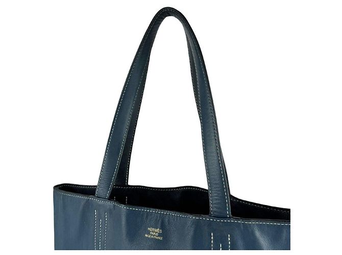 Hermès Borsa a mano Hermes HERMES Double Sens 28 Nero Arancione - vista 10