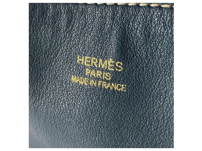Hermès Borsa a mano Hermes HERMES Double Sens 28 Nero Arancione - vista 11