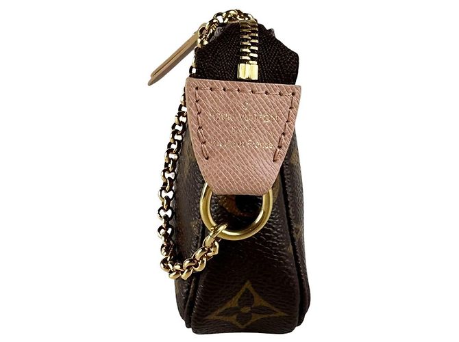 Louis Vuitton Mini Pochette Accessoires Marrone Beige - vista 2