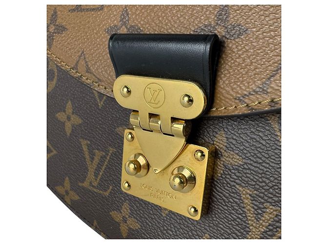 Borsa a tracolla Louis Vuitton Brown Monogram Reverse Marrone - vista 11