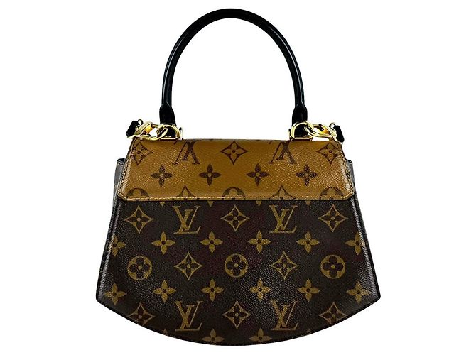 Borsa a tracolla Louis Vuitton Brown Monogram Reverse Marrone - vista 3