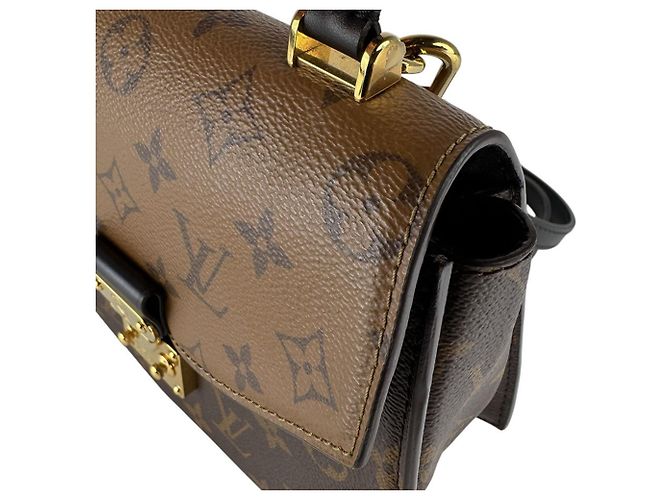 Borsa a tracolla Louis Vuitton Brown Monogram Reverse Marrone - vista 6