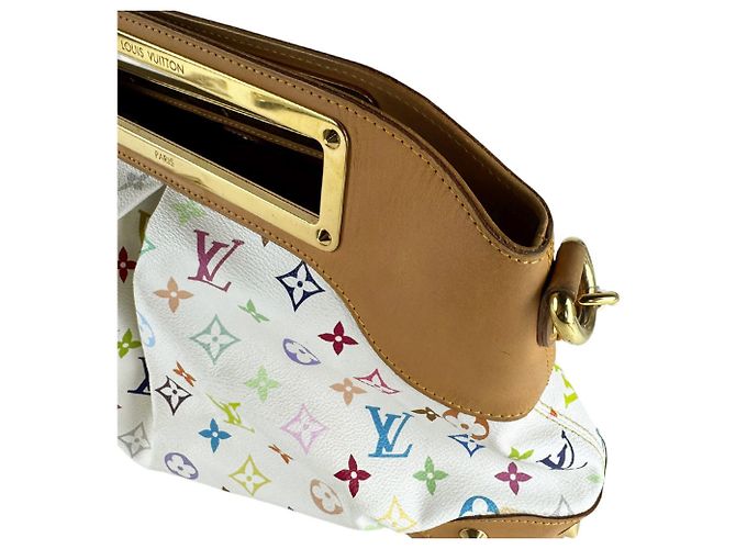 Louis Vuitton Monogram Multicolore Shoulder Bag White - view 6