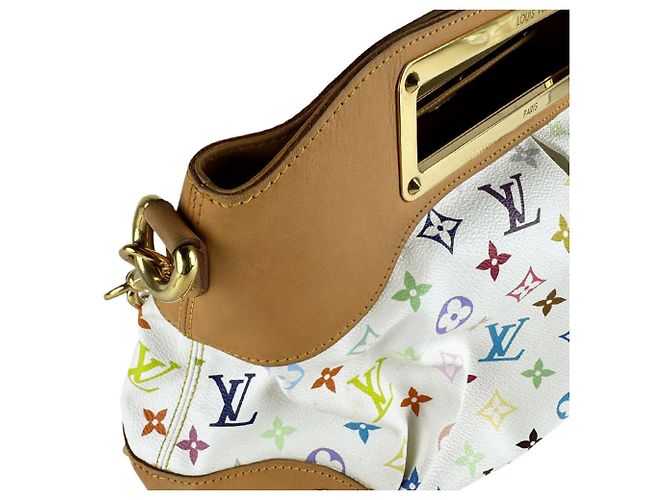 Louis Vuitton Monogram Multicolore Shoulder Bag White - view 7