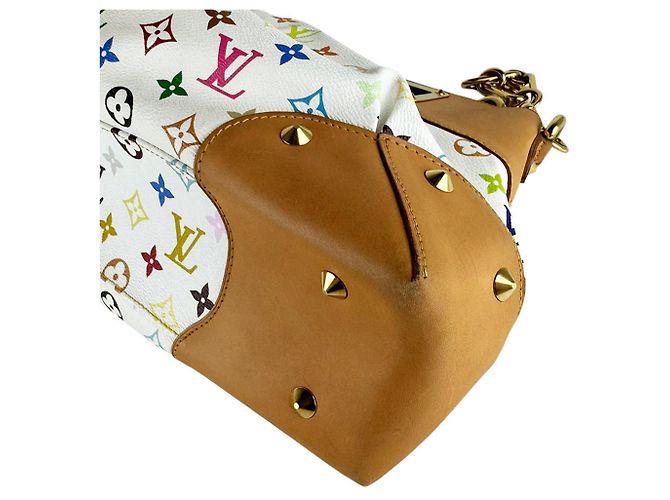 Louis Vuitton Monogram Multicolore Shoulder Bag White - view 8