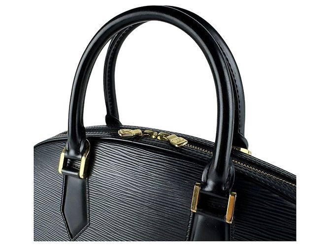 Bolsa de mão Louis Vuitton em couro Epi Preto - vista 10