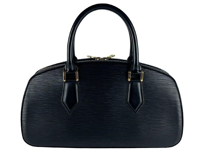 Bolsa de mão Louis Vuitton em couro Epi Preto - vista 3