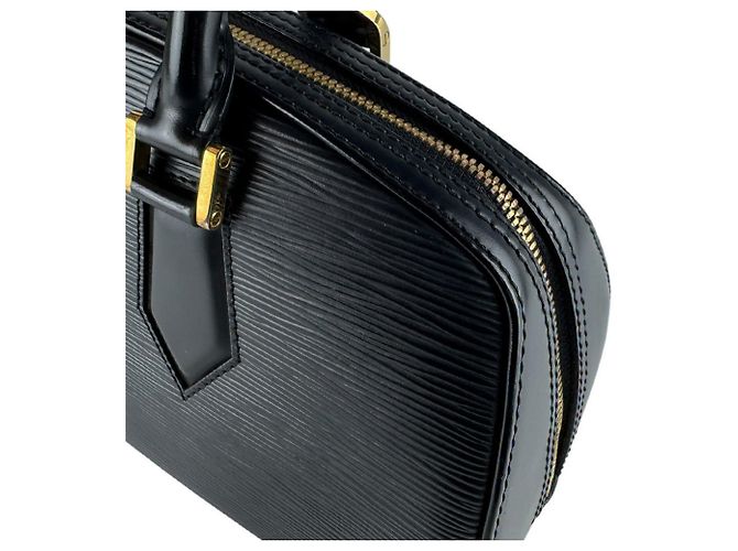Bolsa de mão Louis Vuitton em couro Epi Preto - vista 6