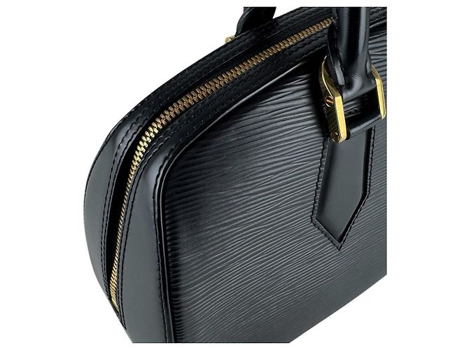 Bolsa de mão Louis Vuitton em couro Epi Preto - vista 7