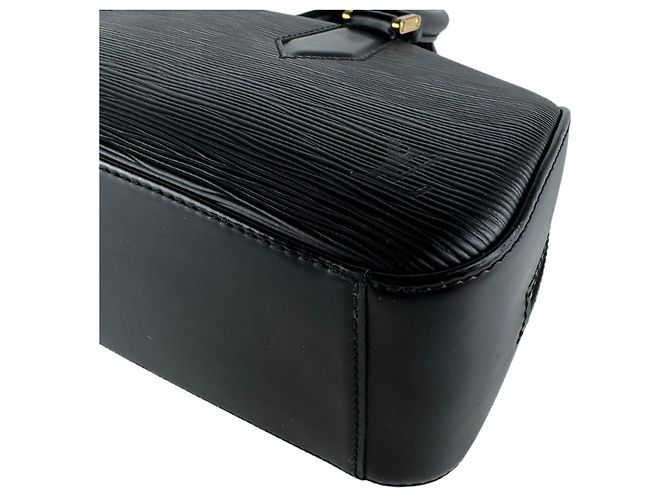 Bolsa de mão Louis Vuitton em couro Epi Preto - vista 8