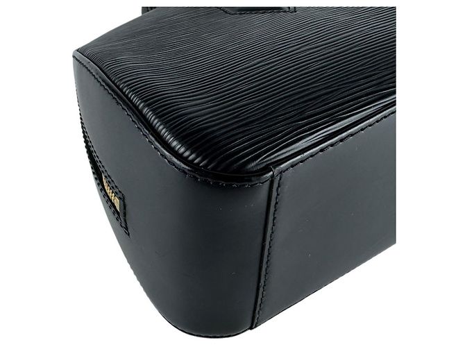Bolsa de mão Louis Vuitton em couro Epi Preto - vista 9
