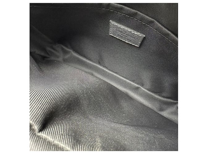Borsa a tracolla Louis Vuitton in pelle argento - vista 5