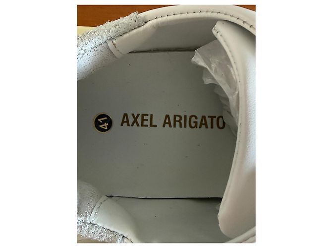 Baskets Axel Arigato en cuir blanc Taille 41 - vue 9
