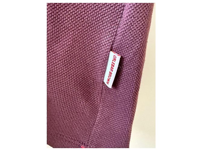 Autre Marque Polo Orlebar Brown "Mawson" Damson Bordò - vista 2