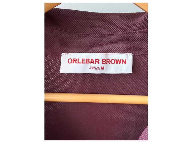 Autre Marque Polo Orlebar Brown "Mawson" Damson Bordò - vista 9
