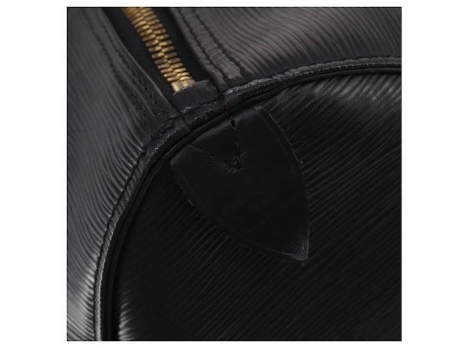 Louis Vuitton Keepall Epi Leather 55 Nero - vista 6