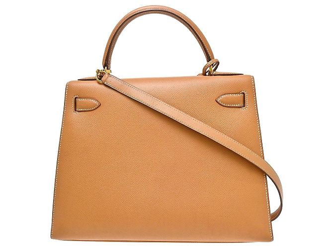 Hermès Hermes Kelly Beige Courchevel con Gold Hardware 28 - vista 2