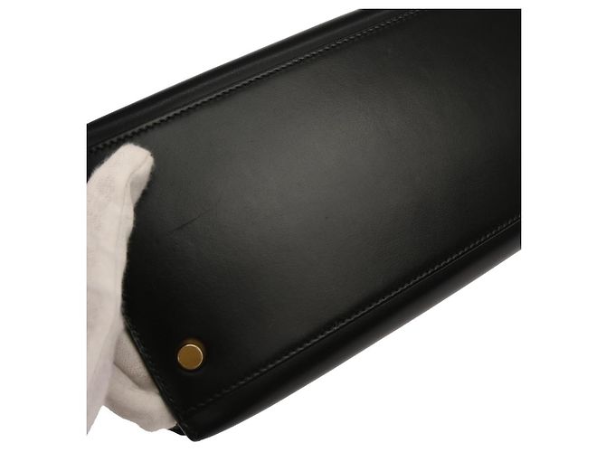 Hermès Hermes Kelly Black Box Calf with Gold Hardware 32 Nero - vista 6