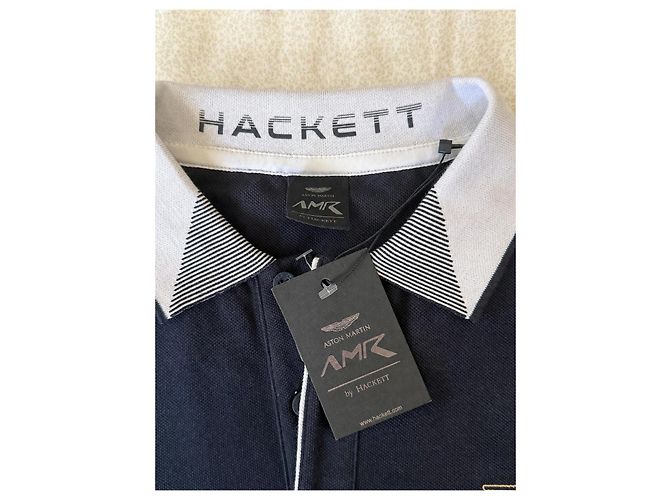 Autre Marque Polo Hackett AMR Aston Martin Blu scuro - vista 2