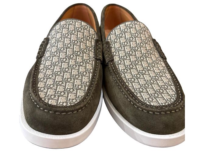 Scarpe Derby Evidence in pelle da uomo Christian Dior Cachi - vista 2
