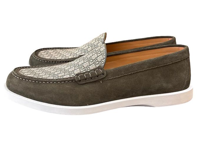 Scarpe Derby Evidence in pelle da uomo Christian Dior Cachi - vista 4