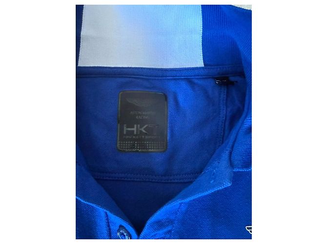 Hackett London Aston Martin Racing Polo Shirt Blu - vista 11