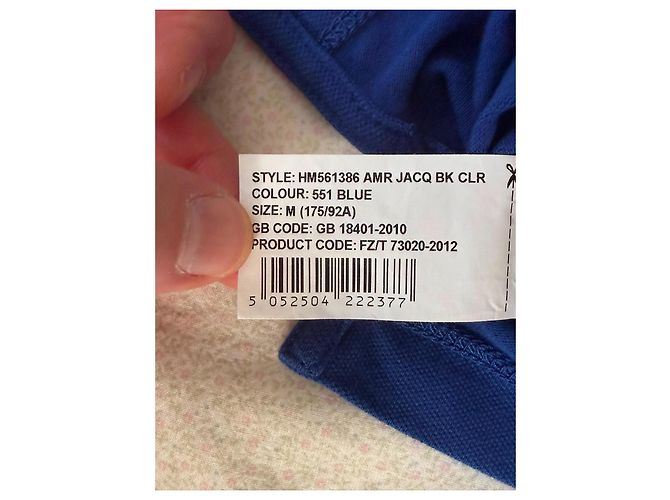 Hackett London Aston Martin Racing Polo Shirt Blu - vista 6