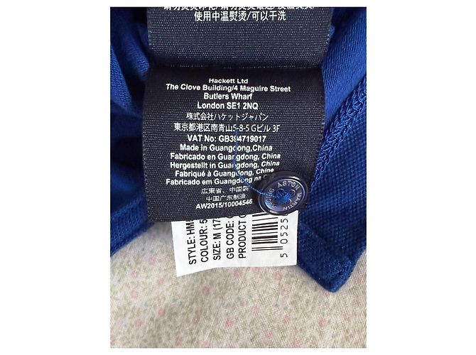 Hackett London Aston Martin Racing Polo Shirt Blu - vista 8