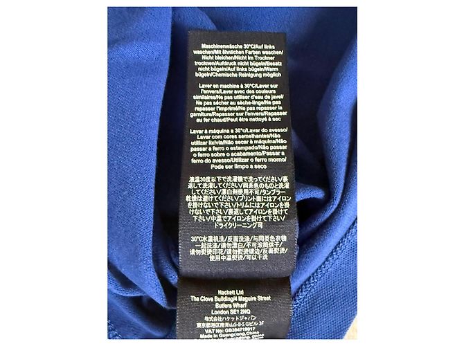 Hackett London Aston Martin Racing Polo Shirt Blu - vista 9