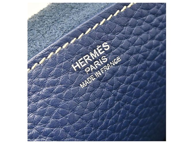 Hermès Hermes Halzan Clémence 31 Blu - vista 4