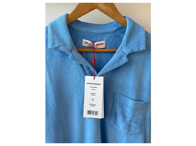 Autre Marque Polo Orlebar Brown in spugna Blu - vista 2