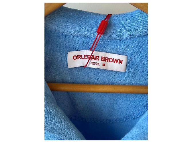 Autre Marque Polo Orlebar Brown in spugna Blu - vista 3