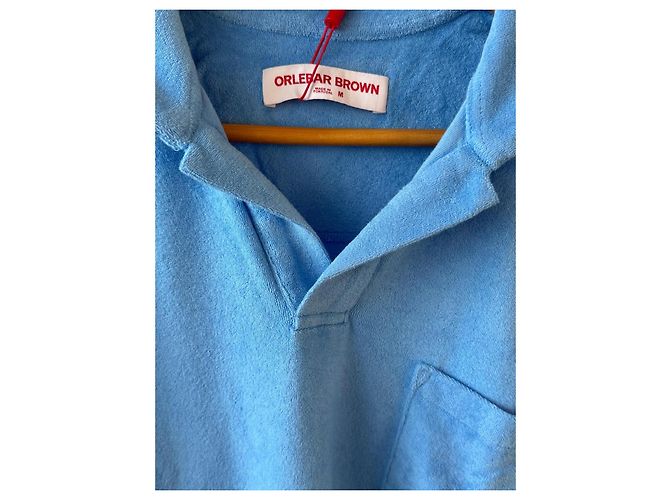 Autre Marque Polo Orlebar Brown in spugna Blu - vista 4