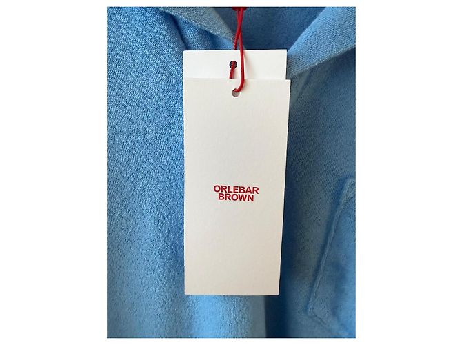 Autre Marque Polo Orlebar Brown in spugna Blu - vista 8
