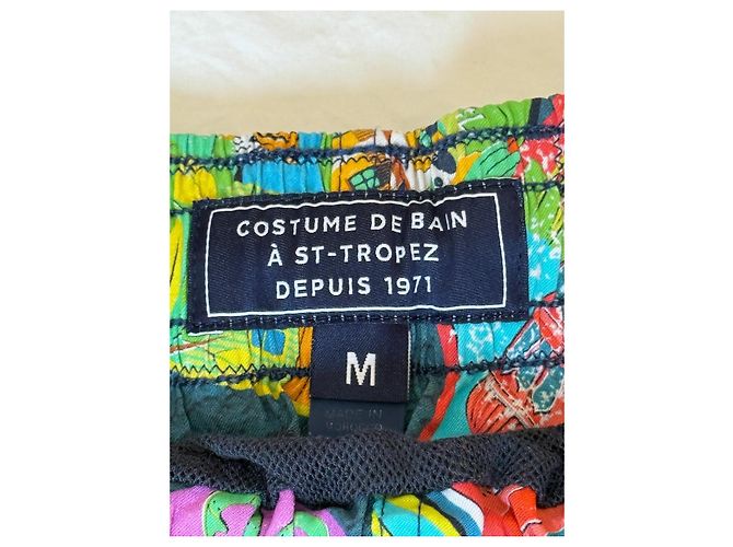 Pantaloncini da bagno Vilebrequin da uomo Blu Multicolore Verde - vista 4