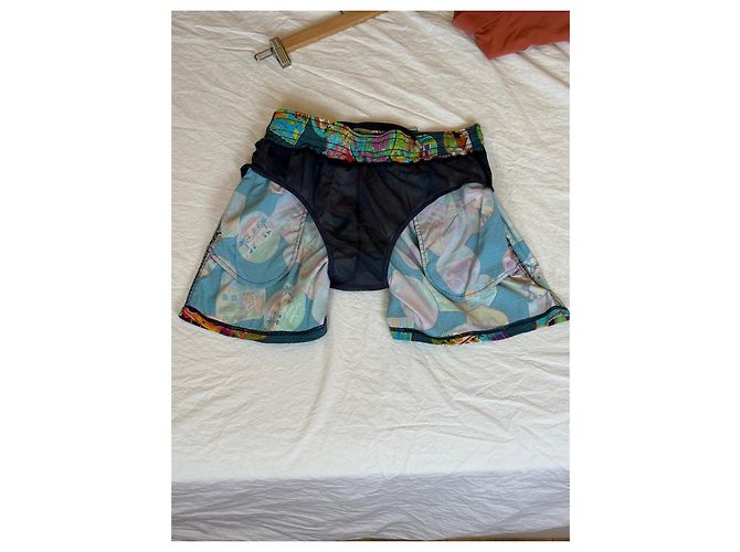 Pantaloncini da bagno Vilebrequin da uomo Blu Multicolore Verde - vista 8