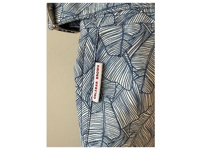Autre Marque Badehose für Herren Orlebar Brown Weiß Blau - Ansicht 2