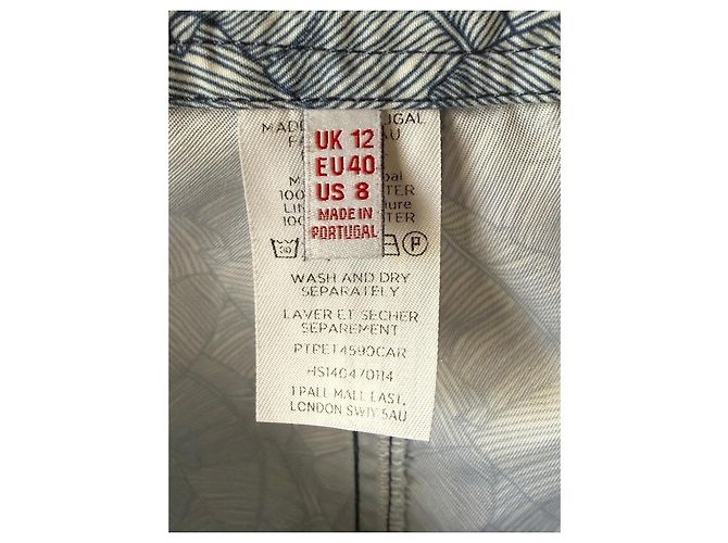Autre Marque Badehose für Herren Orlebar Brown Weiß Blau - Ansicht 3