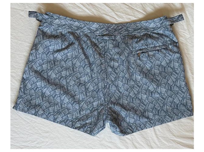 Autre Marque Badehose für Herren Orlebar Brown Weiß Blau - Ansicht 4